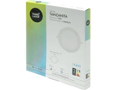 Downlight Tanzanita 18w 6500k Blanco 1440lm 2x21,8x21,8 Cm Corte 20,5d