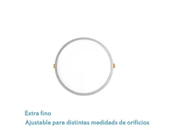 Downlight 8w Empotrable Corte Ajustable 5-10,5d Blanco Lejania