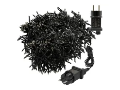 ECD Germany Luces navideñas 2016 LEDs 14,5m blanco cálido guirnalda luminosa impermeable interior/exterior IP44 iluminación para árbol de navidad