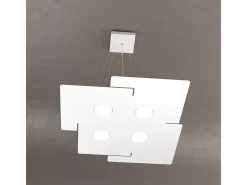 Echo Sospensione 4 Luci Bianco
