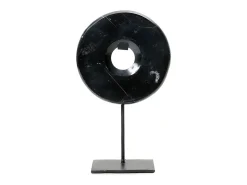 El Disco De Mármol En Soporte - Negro - M