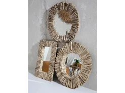 El Espejo Driftwood Framed - Natural - M