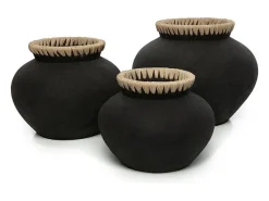 El Jarrón Styly - Negro Natural - L