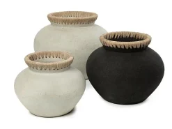 El Jarrón Styly - Negro Natural - M