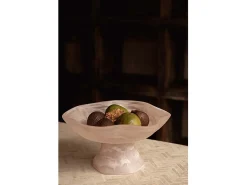 El Soporte De Frutas Orgánico De Resina - Rosa Blanco