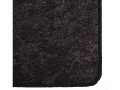 Elsje Alfombra lavable antideslizante gris antracita 80x150 cm