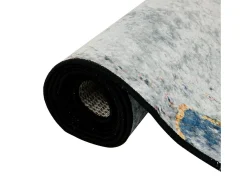 Elsje Alfombra lavable antideslizante multicolor 80x300 cm
