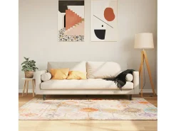 Elsje Alfombra lavable antideslizante multicolor 160x230 cm