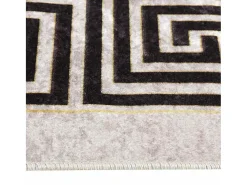 Elsje Alfombra lavable antideslizante beige claro 120x180 cm
