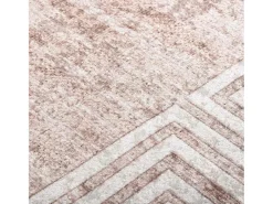 Elsje Alfombra lavable antideslizante beige 80x150 cm