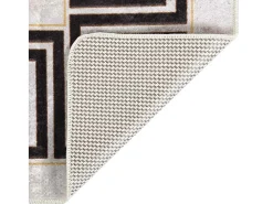 Elsje Alfombra lavable antideslizante beige claro 80x150 cm