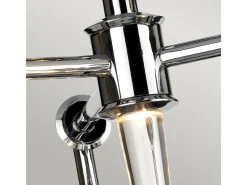 Elstead Agatha 3 Ljus Multi Arm Taklampa Polerad Krom IP44, G9