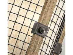 Elstead Ahrendale 1 ljus inomhusvägglampa meshjärn, E14