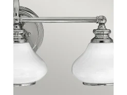 Elstead Ainsley 3 ljus inomhusvägglampa polerad krom IP44, G9