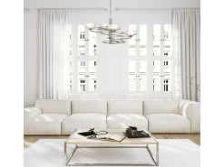 Elstead Aleeka Multi Arm Chandelier 4 Light Classic Tennfinish, G9
