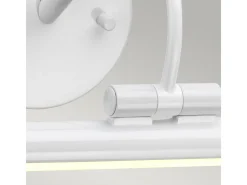 Elstead Alton LED 1 Ljus Stor Bild Vägglampa Vit