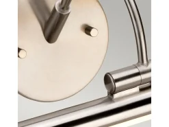 Elstead Alton LED 1 Ljus Stor Bild Vägglampa Borstad Nickel