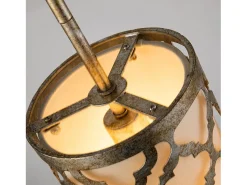 Elstead Arabella 1 Light Ceiling Mini Duo-Mount Pendel Guld, E27