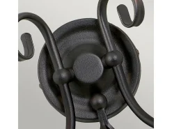 Elstead Artisan 2 ljus inomhusljus vägglampa svart, E14