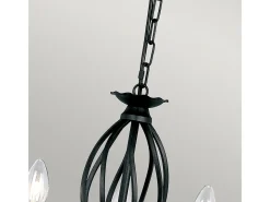 Elstead Artisan 5 ljus ljuskrona svart finish, E14