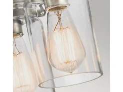 Elstead Brinley 3 ljus infälld taklampa Borstad nickel, E27