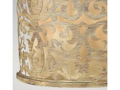 Elstead Carabel 2 ljus inomhus vägglampa Borstad Champagne, E14