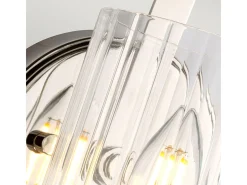 Elstead Cassie 1 ljus vägglampa polerad nickel
