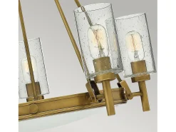 Elstead Collier 5 ljus multiarm ljuskrona mässingsfinish, E27