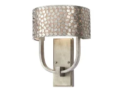 Elstead Confetti 2 ljus vägglampa - silverfinish, E27