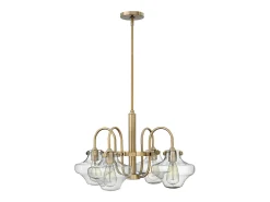 Elstead Congress Multi Arm ljuskrona Borstad Caramel Finish, E27