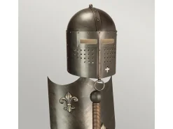 Elstead Crusader Bordslampa borrad brons