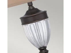 Elstead Dennison 1 ljus bordslampa palladisk brons, E27