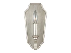 Elstead Dewitt 1 ljus inomhusljus vägglampa silver, E14