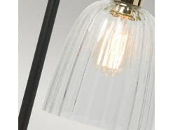 Elstead Douille 1 ljus bordslampa polerad mässing, svart, E27