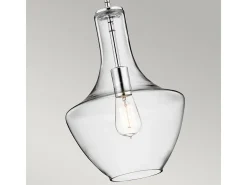 Elstead Everly 1 ljus liten kupol taklampa krom, E27