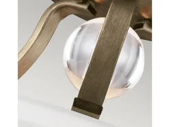 Elstead Evington 2 Ljus Semi Flush Ceiling Light Gold, E27