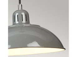 Elstead Franklin 1 ljuskupol takhänge grå, E27