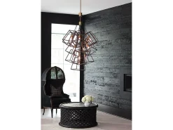 Elstead Fulton 13 Light Large Cluster Drop Chandelier Pendel, Brons