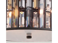 Elstead Gemma 3 ljus infälld taklampa Vintage brons, E27