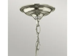 Elstead Gentry 3 ljus liten taklampa - polerad nickel