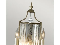 Elstead Gianna 3 ljus inomhusljus vägglampa Silver, E14