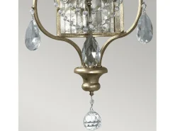 Elstead Gianna 3 ljus inomhusljus vägglampa Silver, E14