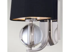 Elstead Gotham 1 ljus inomhusvägglampa Imperial Silver, G9
