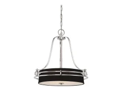 Elstead Gotham 4 ljus takhänge Imperial Silver, E27