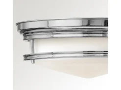 Elstead Hadley 3 Ljus Semi Flush Taklampa Krom, E27