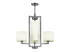 Elstead Hampton 4 Lätt taklampa med flera armar antika nickel, E27