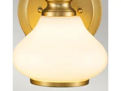 Elstead Hinkley Ainsley Vägglampa Borstad mässing, IP44