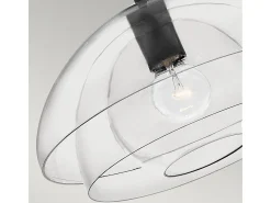 Elstead Hinkley Lotus Dome Pendel Takljus Svart