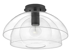 Elstead Hinkley Lotus Dome Pendel Takljus Svart