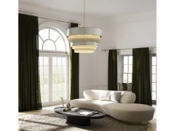 Elstead Hinkley Reverie Cylindrisk taklampa champagneguld